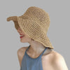 New Girl Sun Hat Unique Trendy Women's Sun Protection Hat Wide Brim Floppy Summer Hats Women Retro Casual Straw Bucket Hat Comfortable Soft Every Day Travel Hat by Stevvex