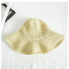 New Girl Sun Hat Unique Trendy Women's Sun Protection Hat Wide Brim Floppy Summer Hats Women Retro Casual Straw Bucket Hat Comfortable Soft Every Day Travel Hat by Stevvex