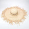 New Handmade Women Straw Sun Hats Large Wide Flat Top Wide Hat Beach Hat Lady Holiday Sun Protection Hat Girls Quality Natural Outdoor Sun Caps For Holiday Vintage Design Hat by Stevvex