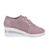 New High Heel Casual Womens Sneakers Breathable Height Increasing Shoes Air Cushion Comfortable Sneakers Women's Vulcanize Leather Shoes Luxury Walking Women Outdoor Shoes by Stevvex
