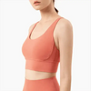 New High Quality Fabric Nylon Breathable Women Yoga Tops Bra Solid Color And Sports Wear Outdoor Exercise Clothes For Ladies by Stevvex