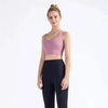 New High Quality Fabric Nylon Breathable Women Yoga Tops Bra Solid Color And Sports Wear Outdoor Exercise Clothes For Ladies by Stevvex