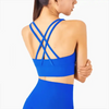 New High Quality Fabric Nylon Breathable Women Yoga Tops Bra Solid Color And Sports Wear Outdoor Exercise Clothes For Ladies by Stevvex