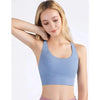 New High Quality Fabric Nylon Breathable Women Yoga Tops Bra Solid Color And Sports Wear Outdoor Exercise Clothes For Ladies by Stevvex