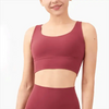 New High Quality Fabric Nylon Breathable Women Yoga Tops Bra Solid Color And Sports Wear Outdoor Exercise Clothes For Ladies by Stevvex
