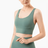 New High Quality Fabric Nylon Breathable Women Yoga Tops Bra Solid Color And Sports Wear Outdoor Exercise Clothes For Ladies by Stevvex