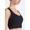 New High Quality Fabric Nylon Breathable Women Yoga Tops Bra Solid Color And Sports Wear Outdoor Exercise Clothes For Ladies by Stevvex