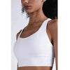 New High Quality Fabric Nylon Breathable Women Yoga Tops Bra Solid Color And Sports Wear Outdoor Exercise Clothes For Ladies by Stevvex