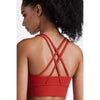New High Quality Fabric Nylon Breathable Women Yoga Tops Bra Solid Color And Sports Wear Outdoor Exercise Clothes For Ladies by Stevvex