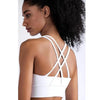 New High Quality Fabric Nylon Breathable Women Yoga Tops Bra Solid Color And Sports Wear Outdoor Exercise Clothes For Ladies by Stevvex