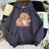 New Hoody Cat Cartoon Print Woman Sweatshirt With Hooded Loose Women's Hoodie Fashion Female Clothes Fleece Hoodies Women Cute Fashion Sweatshirts Sweatshirts Hoodie For Teen Girls Hoodies by Stevvex