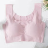 New Incredible Seamless Sports Bra Women's Padded Push Up Sports Yoga Top Shockproof Plus Size Gym Workout Bra U Back Sports Vest by Stevvex