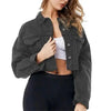 New Incredible Spring Women Sexy Ripped Denim Jackets Vintage Casual Short Jean Jacket Puff Sleeve Winter Female Coat Streetwear by Stevvex