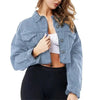 New Incredible Spring Women Sexy Ripped Denim Jackets Vintage Casual Short Jean Jacket Puff Sleeve Winter Female Coat Streetwear by Stevvex