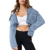 New Incredible Spring Women Sexy Ripped Denim Jackets Vintage Casual Short Jean Jacket Puff Sleeve Winter Female Coat Streetwear by Stevvex