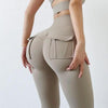 New Leggings Women's Pants Sport Yoga Pants Tight High Waist Elastic Women's Pocket Legging Women's High Waist Yoga Pants Tummy Control Slimming Bottom Leggings Workout Running Pants by Stevvex