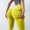 New Leggings Women's Pants Sport Yoga Pants Tight High Waist Elastic Women's Pocket Legging Women's High Waist Yoga Pants Tummy Control Slimming Bottom Leggings Workout Running Pants by Stevvex