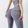 New Leggings Women's Pants Sport Yoga Pants Tight High Waist Elastic Women's Pocket Legging Women's High Waist Yoga Pants Tummy Control Slimming Bottom Leggings Workout Running Pants by Stevvex