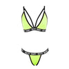 New Letter Three-Point Suit Women's Sports Underwear Set Skinny Backless Underwear Bikini Swimsuit For Women Two Piece Swimwear Bathing Suit Beachwear Set Thong Bikini by Stevvex