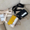 New Look Contrast Color Scrub Leather Crossbody Bags For Women And Girls Simple Chain Shoulder Bag , Purses And Handbags For Ladies by Stevvex