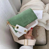 New Look Contrast Color Scrub Leather Crossbody Bags For Women And Girls Simple Chain Shoulder Bag , Purses And Handbags For Ladies by Stevvex