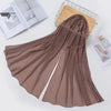 New Luxurious Gold Chiffon Head Scarf Solid Soft Long Muslim Scarves For Women Hijab Musulman Female Shawl and Wrap by Stevvex
