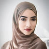 New Luxurious Gold Chiffon Head Scarf Solid Soft Long Muslim Scarves For Women Hijab Musulman Female Shawl and Wrap by Stevvex