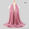 New Luxurious Gold Chiffon Head Scarf Solid Soft Long Muslim Scarves For Women Hijab Musulman Female Shawl and Wrap by Stevvex