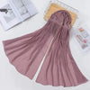 New Luxurious Gold Chiffon Head Scarf Solid Soft Long Muslim Scarves For Women Hijab Musulman Female Shawl and Wrap by Stevvex