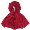 New Luxurious Gold Chiffon Head Scarf Solid Soft Long Muslim Scarves For Women Hijab Musulman Female Shawl and Wrap by Stevvex