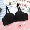 New Luxurious Lace Floral Wireless Bras For Women Front Closure Bras Plus Size Bralette Comfortable Adjusted Push Up Bra by Stevvex