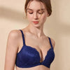 New Luxurious Lace Floral Wireless Bras For Women Front Closure Bras Plus Size Bralette Comfortable Adjusted Push Up Bra by Stevvex