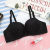 New Luxurious Lace Floral Wireless Bras For Women Front Closure Bras Plus Size Bralette Comfortable Adjusted Push Up Bra by Stevvex