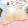 New Luxurious Lace Floral Wireless Bras For Women Front Closure Bras Plus Size Bralette Comfortable Adjusted Push Up Bra by Stevvex