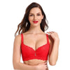 New Luxury Bras for Women's Bra Plus Big Large Size Super Push Up Bralette Lace Intimates Sexy Undrwear For Females by Stevvex