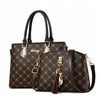 New Luxury Leather Bags Set 2 Pcs Handbag For Women And Girls Stylish Shoulder Gift Bag For Females by Stevvex