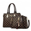 New Luxury Leather Bags Set 2 Pcs Handbag For Women And Girls Stylish Shoulder Gift Bag For Females by Stevvex