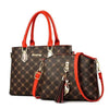 New Luxury Leather Bags Set 2 Pcs Handbag For Women And Girls Stylish Shoulder Gift Bag For Females by Stevvex