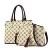 New Luxury Leather Bags Set 2 Pcs Handbag For Women And Girls Stylish Shoulder Gift Bag For Females by Stevvex