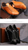 New Mens Leather Casual Sneakers Fashion Solid Leather Shoes Business Sport Flat Round Toe Fashion Sneakers Dress Shoes For Men Walking Business Office Driving Comfort Loafers by Stevvex
