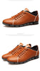 New Mens Leather Casual Sneakers Fashion Solid Leather Shoes Business Sport Flat Round Toe Fashion Sneakers Dress Shoes For Men Walking Business Office Driving Comfort Loafers by Stevvex