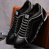 New Mens Leather Casual Sneakers Fashion Solid Leather Shoes Business Sport Flat Round Toe Fashion Sneakers Dress Shoes For Men Walking Business Office Driving Comfort Loafers by Stevvex