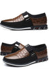 New Mens Leather Casual Sneakers Fashion Solid Leather Shoes Business Sport Flat Round Toe Fashion Sneakers Dress Shoes For Men Walking Business Office Driving Comfort Loafers by Stevvex