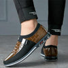 New Mens Leather Casual Sneakers Fashion Solid Leather Shoes Business Sport Flat Round Toe Fashion Sneakers Dress Shoes For Men Walking Business Office Driving Comfort Loafers by Stevvex