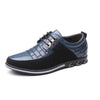 New Mens Leather Casual Sneakers Fashion Solid Leather Shoes Business Sport Flat Round Toe Fashion Sneakers Dress Shoes For Men Walking Business Office Driving Comfort Loafers by Stevvex