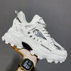 New Mens Sneakers Breathable Sports Shoes Couple Casual Shoes Thick Sole Running Walking Shoes Trainers Sport Sneakers Men High Fashion Comfy Fashion Sneakers by Stevvex