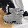 New Mens Sneakers Breathable Sports Shoes Couple Casual Shoes Thick Sole Running Walking Shoes Trainers Sport Sneakers Men High Fashion Comfy Fashion Sneakers by Stevvex