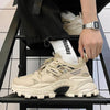 New Mens Sneakers Breathable Sports Shoes Couple Casual Shoes Thick Sole Running Walking Shoes Trainers Sport Sneakers Men High Fashion Comfy Fashion Sneakers by Stevvex