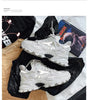 New Mens Sneakers Breathable Sports Shoes Couple Casual Shoes Thick Sole Running Walking Shoes Trainers Sport Sneakers Men High Fashion Comfy Fashion Sneakers by Stevvex