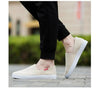 New Mens Womens Casual Flat Canvas Shoes Lightweight Elegant Shoes Men Casual Walking Sneakers Comfortable Modern White Soft Sneakers by Stevvex